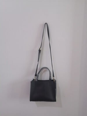 black tote bag with strap